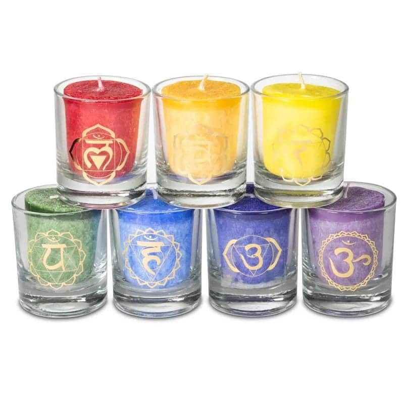 Bougies 7 chakras